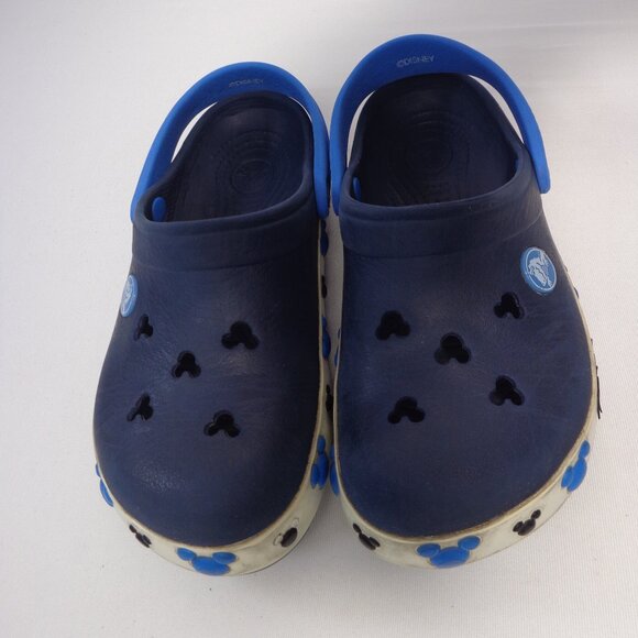 Crocs Kids' Disney Mickey Mouse Blue Clogs Size 12 C 13 - Picture 2 of 6